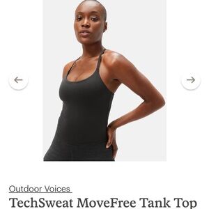 Outdoor voices tech sweat tank top